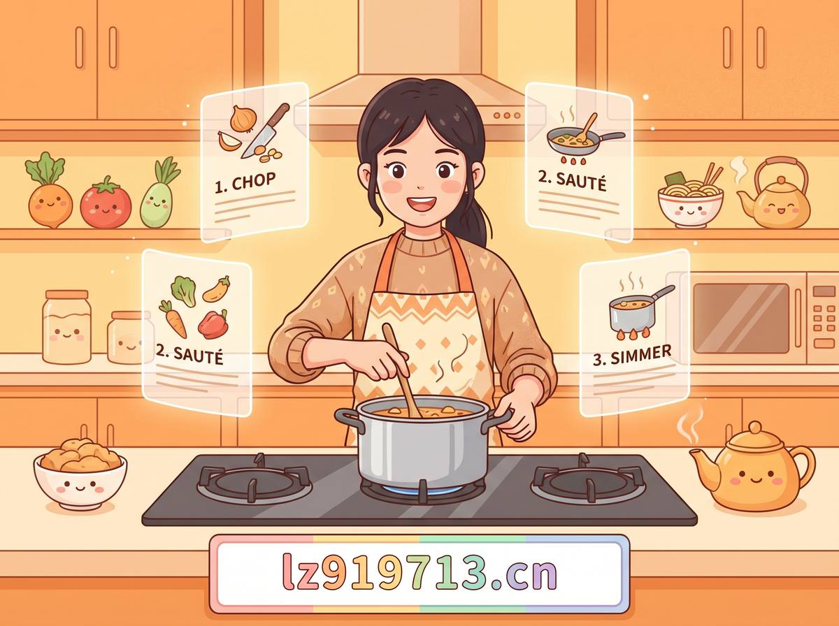 精神小妹美食动漫教程
